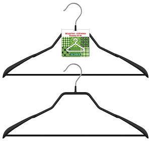 Вешалка-плечики р.44-46 МУЛЬТИДОМ для изделий из различных тканей с полимерным покрытием металл 000000000001192835