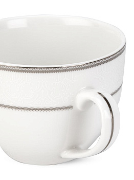 Набор чайный 12 предметов ANGELICA с серебром фарфор 000000000001219779