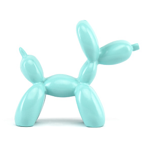 Фигура декоративная 8см Собака мятный керамика 000000000001216471