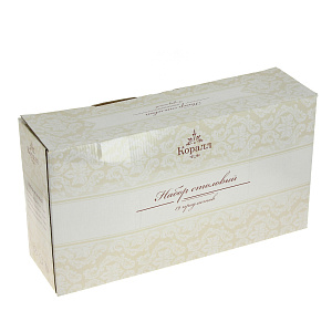 Столовый набор Венеция Коралл, 19 предметов 000000000001171318