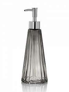 Диспенсер для жидкого мыла DE'NASTIA Граненое стекло серый/серебряный стекло 000000000001218915