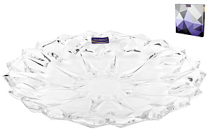 Блюдо сервировочное 34см гранение лед стекло DSP2015-13 000000000001193558