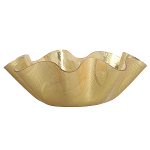 Блюдо круглое Золото, 22 см 000000000001176867