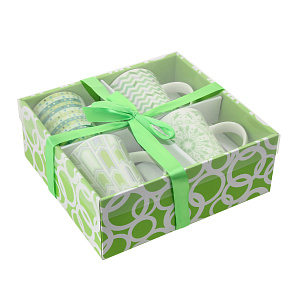 Набор кружек Wellberg, фарфор, 4 предмета 000000000001163767