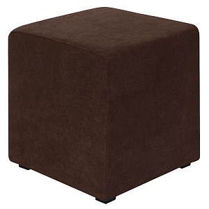 Пуф 40х40х42см DREAMBAG Валенсия коричневый велюр 000000000001211376