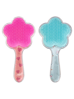 Расческа массажная 8,9х7,2см в ассортименте полипропилен 000000000001229369