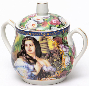 Сахарница фарфор 450мл подарочная упаковка МАДОННА 156-01028 000000000001195497