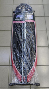 Доска гладильная 120х40см НИКА. EURO подставка под утюг. Розетка с удлинителем 1,9м. Розовая. Гладильная поверхность-термостойкий пластик чехол-бязь 000000000001205063