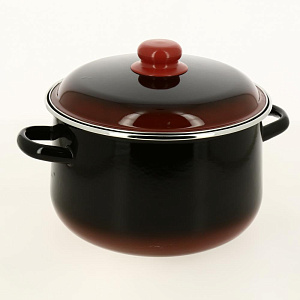 Набор посуды СТАЛЬЭМАЛЬ ( 2,4л+5,5л) коническая форма эмалированная сталь 000000000001008637