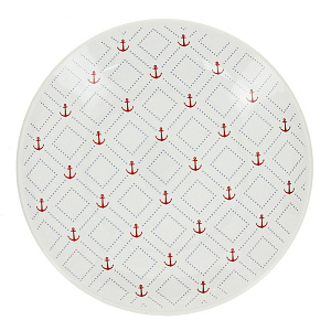 Тарелка Соната Якорь Кубаньфарфор, 19 см 000000000001172259