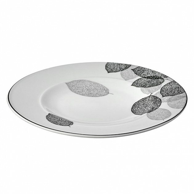 Тарелка десертная 18,5см ESPRADO Bosqua Platina костяной фарфор 000000000001163451