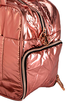 Сумка 38х18х30см универсальная дутая ST розовое золото полиэстер 000000000001227181