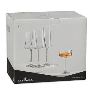 Набор бокалов для вина 6шт 460мл BOHEMIA CRISTAL Экстра стекло 000000000001207568
