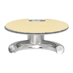 Крючок на липучке 5,3x2,5см DE'NASTIA круглый серый нержавеющая сталь 000000000001212664