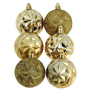 Набор елочных игрушек Салют Посуда Центр, 6 см, 6 шт. 000000000001161810