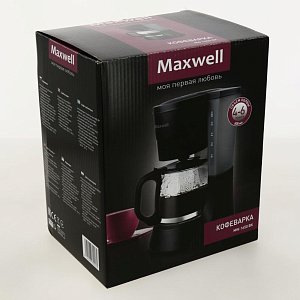 Кофеварка 600мл Maxwell MW-1650 600Вт съёмный нейлоновый фильтр пластик 000000000001138038