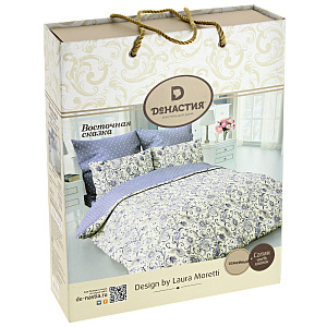 Комплект постельного белья семейный DE'NASTIA Восточная сказка сатин 50х70см-2шт+70х70см-2шт new C010694 000000000001176390