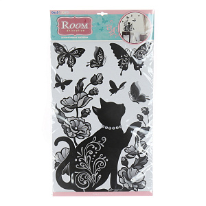 Стикеры c блестками Кокетка Room Decoration 000000000001127350