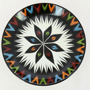 Блюдо (ляган) 38см ROSHIDON CERAMIK рисунок атлас керамика 000000000001211145