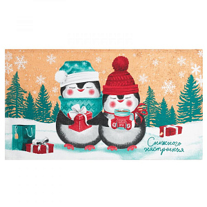 Полотенце 35х60см ДОЛЯНА Снежного настроения 100% хлопок 160г/м2 000000000001208906