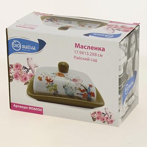 Масленка 17,9x13,2x8см Райский сад Доломит M56030 000000000001193760