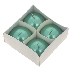 Декоративный  Набор свечей "Металлик" 4 шт. 50гр. (микс)R010700 000000000001196383