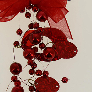 Подвеска декоративная бусины и кольца 20см цвета в ассортименте BH1206 000000000001192750