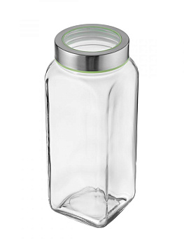 Емкость для хранения 2л ESPRADO FIESTA завинчивающаяся крышка с окном стекло 000000000001189845