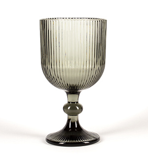 Кубок для вина 370мл GARBO GLASS Grey стекло 000000000001216519