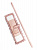 Швабра 70-130см DE'NASTIA ручка телескоп розовый сталь/микрофибра 000000000001210351