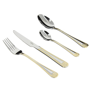 Набор столовых прибо ров Lara, нержавеющая сталь, 24 предмета 000000000001163789