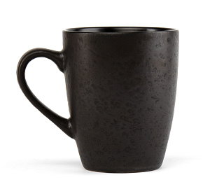 Кружка 410мл NINGBO Матовая черный глазурованная керамика 000000000001217638