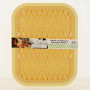 Поднос с вкладышем-сушилкой «Колос» 45,5?36?2,3см, FORA, АП 613 000000000001196830