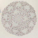 Блюдо круглое ажурное с рельефный краем КРУЖЕВА JF-250573 000000000001163484