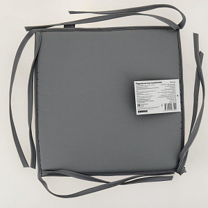 Универсальная подушка на стул DeNASTIA 33x33x2,5см зелёный/серый,100%полиэстер P111196 000000000001202705