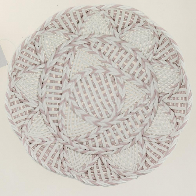 Блюдо круглое ажурное с рельефный краем КРУЖЕВА JF-250573 000000000001163484