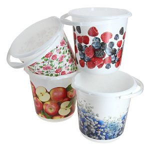 Ведро Деко Idea, 10л, пластик 000000000001088401