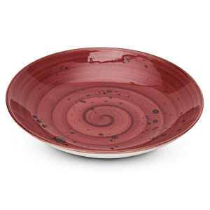 Тарелка суповая 19см TULU PORSELEN DENIZ розовый фарфор 000000000001208233