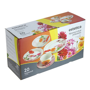 Столовый набор Французские ромашки Matissa, 20 предметов 000000000001119616