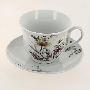 Набор чайный 8 предметов (чашка 230мл-4шт/блюдце-4шт) OLAFF Фиона Оттава подарочная упаковка фарфор 000000000001204599