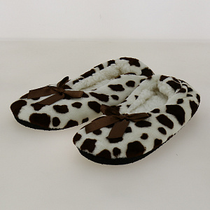 Туфли домашние (тапки) лео коричневый р.38-40 100%пэ J000077(38-40) 000000000001192955