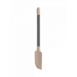 Лопатка кулинарная 31,5x6,2x1,5см DE'NASTIA idea скошенный край бежевый силикон/нейлон/полипропилен 000000000001225966