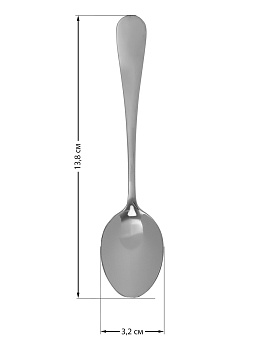Набор чайныx ложек 2шт LUCKY Loft розовое золото нержавеющая сталь 000000000001212646