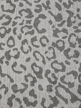 Палантин 70х180см леопард светло-серый полиэстер 000000000001229220