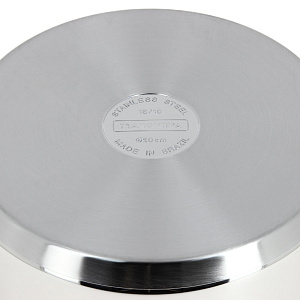 Кастрюля с крышкой 4,56л TRAMONTINA SOLAR SILICONE индукция нержавеющая сталь 000000000001169952