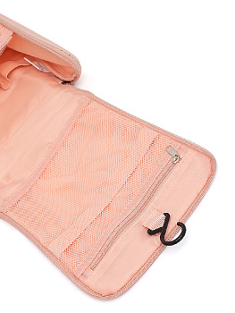 Косметичка дорожная розовый 20,5х20х9 см 100%пэ Y000083 000000000001199715
