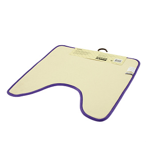 Коврик для туалета DE'NASTIA 50х50см memory черный M111139 000000000001167694