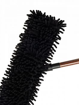 Швабра 42x130см DE'NASTIA Dark wood  бук/ПП/Полиэстр L000049 000000000001226885