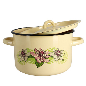 Набор посуды СТАЛЬЭМАЛЬ (2,9л+3,9л+7л) цилиндрическая форма эмалированная сталь 000000000001114770