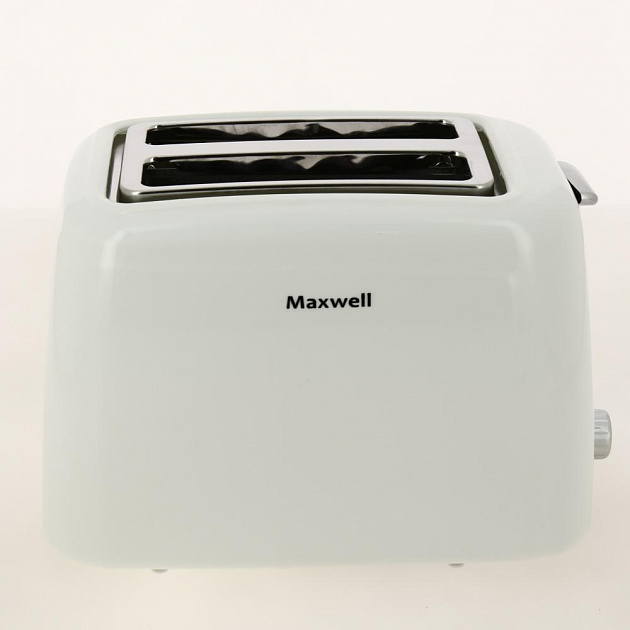 Тостер MAXWELL 1504-MW-01 мощность 750ВТ белый пластик 000000000001128420